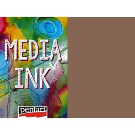 Média Tinta , Pentart Media Ink / barna - brown (1 db)