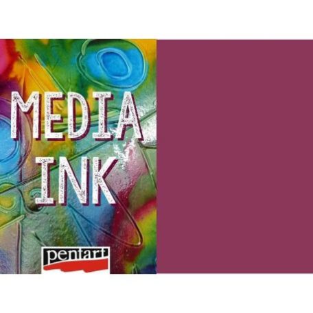 Pentart Média Tinta vörösbor red wine Media Ink (1 db)