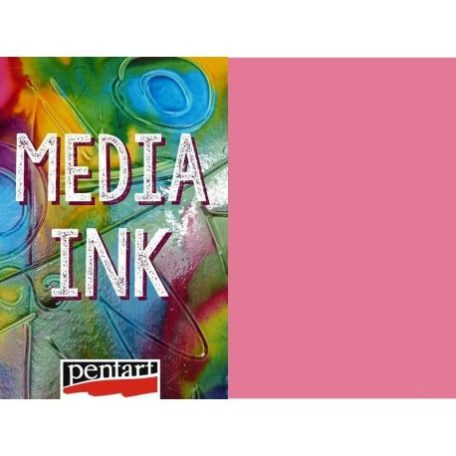 Média Tinta , Pentart Media Ink / mályvarózsa - mallow (1 db)