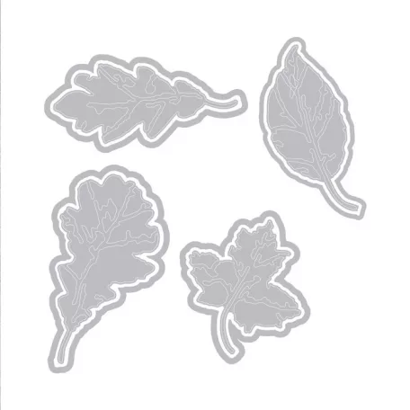 Vágósablon 664970, Leaf Print / Sizzix Thinlits Die - Tim Holtz (1 csomag)