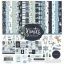 Papírkészlet 12", Carta Bella Winter Market  / Collection Kit -  (1 csomag)
