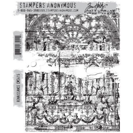 Gumibélyegző , Tim Holtz Cling Stamps / Renaissance -  (1 csomag)