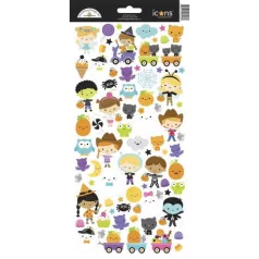   Matrica , Doodlebug Design / Ghost Town Icons Stickers -  (1 ív)