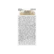   Díszítőelem , Remnant Rubs Christmas Tiny Text / Tim Holtz Idea-ology -  (1 csomag)