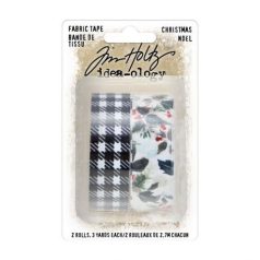   Díszítőelem , Fabric Tape Christmas / Tim Holtz Idea-ology -  (1 csomag)
