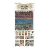   Díszítőelem , Vellum Scenes Christmas / Tim Holtz Idea-ology -  (1 csomag)