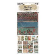   Díszítőelem , Vellum Scenes Christmas / Tim Holtz Idea-ology -  (1 csomag)