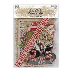   Díszítőelem , Layers Christmas / Tim Holtz Idea-ology -  (1 csomag)