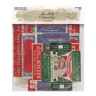   Díszítőelem , Vignette Box Tops Christmas / Tim Holtz Idea-ology (1 csomag)