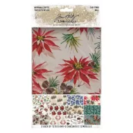   Díszítőelem , Worn Wallpaper Christmas / Tim Holtz Idea-ology -  (1 csomag)