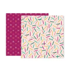   Scrapbook papír 12x12, AC paper / Paper 2 - Pink Paislee - And Many More (1 ív)