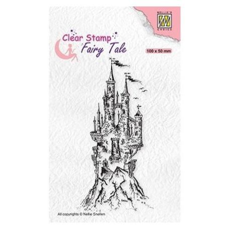 Szilikonbélyegző , Nellie's Choice Fairy Tale / Elves castle -  (1 db)