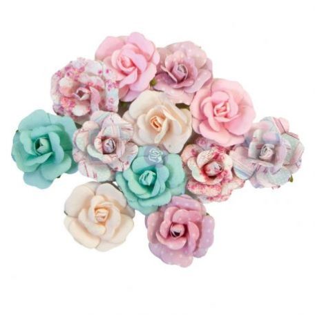 Díszítőelem - Virág , Lovely Bouquet / Prima Marketing With Love -  (1 csomag)