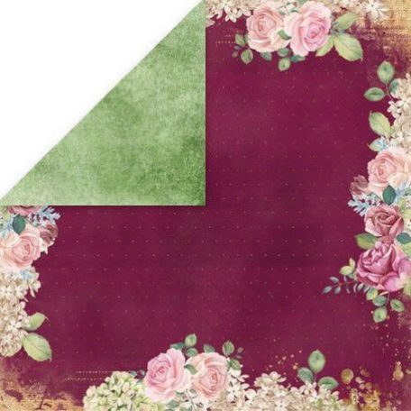 Scrapbook papír 12x12,  Craft&You Paper / Flower Vibes - 3 (1 ív)