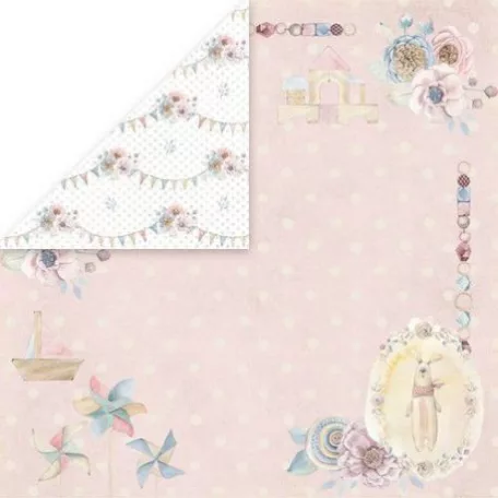 Scrapbook papír 12x12,  Craft&You Paper / Baby World - 3 (1 ív)