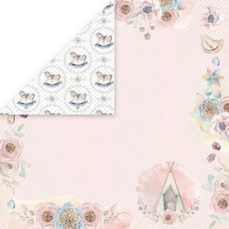 Scrapbook papír 12x12,  Craft&You Paper / Baby World - 6 (1 ív)