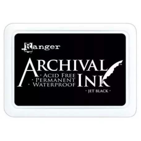 Ranger Archival Ink Bélyegzőpárna Jet black (1 db)