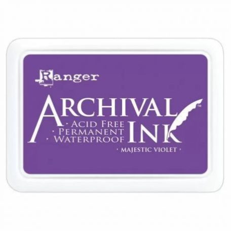 Bélyegzőpárna , Ranger Archival Ink / Majestic violet -  (1 db)