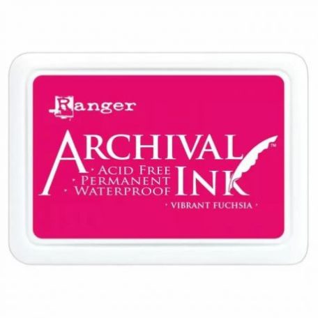 Bélyegzőpárna , Ranger Archival Ink / Vibrant fuchsia -  (1 db)