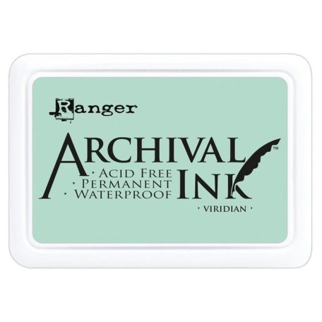 Bélyegzőpárna , Ranger Archival Ink / Viridian -  (1 db)