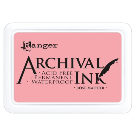 Bélyegzőpárna , Ranger Archival Ink / Rose madder -  (1 db)