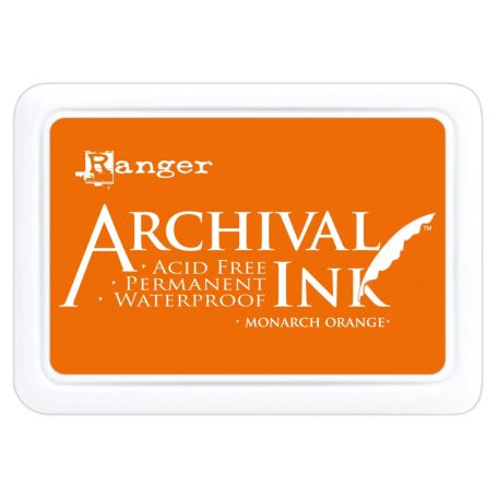 Bélyegzőpárna , Ranger Archival Ink / Monarch orange -  (1 db)