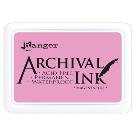 Bélyegzőpárna , Ranger Archival Ink / Magenta hue -  (1 db)