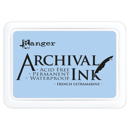 Bélyegzőpárna , Ranger Archival Ink / French ultramarine -  (1 db)