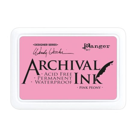 Bélyegzőpárna , Ranger Archival Ink / Pink peony -  (1 db)