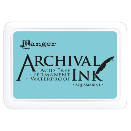 Bélyegzőpárna , Ranger Archival Ink / Aquamarine -  (1 db)
