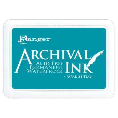 Bélyegzőpárna , Ranger Archival Ink / Paradise teal -  (1 db)