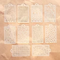   Elizabeth Craft Designs Stencil / Pattern Stencil Pack (10 db)