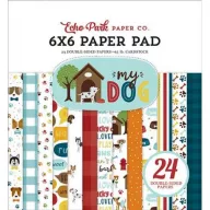   Papírkészlet 6", Echo Park My Dog / Paper Pads - Kétoldalas (24 lap)