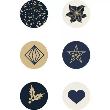 Díszítőelem , Kaisercraft Starry night / Curios (1 csomag)