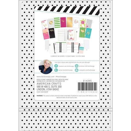 Heidi Swapp Kreatív Tervező - Heart - Personal Memory Planner (1 db)