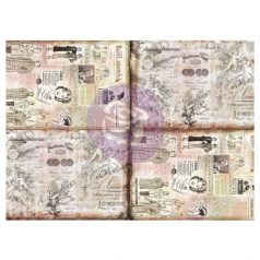   Decorative Papír 70cm x 50cm, Finnabair Art Daily / Journaling Minis Butterfly Messages - Decorative Paper (6 ív)