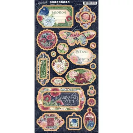 Graphic 45 Chipboard Blossom (1 ív)