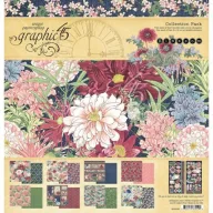   Papírkészlet 12", Graphic 45 Blossom / Paper Pad -  (16 lap)