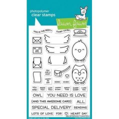   Szilikonbélyegző LF2466, Lawn Fawn Clear Stamps / Special Delivery -  (1 csomag)