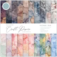   Papírkészlet 12", Craft Consortium Essential / Ink Drops Dusk - Paper Pad  (30 lap)