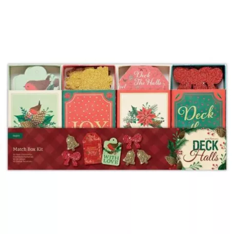 Ajándékkísérő , Match Box Kit / Deck The Halls (1 csomag)