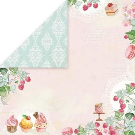 Scrapbook papír / Kivágóív 12x12,  Craft&You Paper / Sweet Dessert - 6 (1 ív)