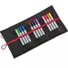   Tároló - üres 18 db filc tárolására, senseBag® Wallets Fekete -  (1 db)