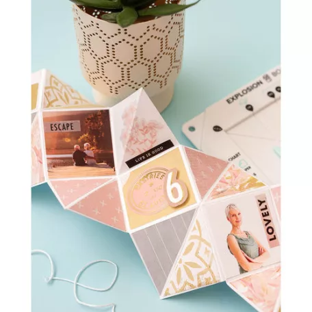 Dobozkészítő eszköz, Explosion Box Punch Board / WRMK Punch Board  (1 db)