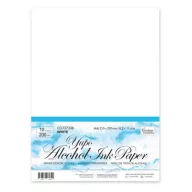   10 ív Papír Alcohol Ink-hez A4, Yupo papier / 200g - White (10 ív)