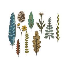   Vágósablon 665215, Funky Nature / Sizzix Thinlits Die - Tim Holtz (1 csomag)