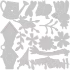 Vágósablon 665091, Hello Spring / Sizzix Thinlits Die - Olivia Rose (1 csomag)