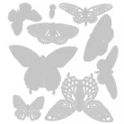 Vágósablon 665097, Flutter on / Sizzix Thinlits Die - Jessica Scott (1 csomag)