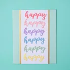 SIZZIX vágósablon 665089, Script Sentiments / Sizzix Thinlits Die - Sharon Drury (1 csomag)