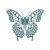 Vágósablon 665201, Perspective Butterfly / Sizzix Thinlits Die - Tim Holtz (1 csomag)